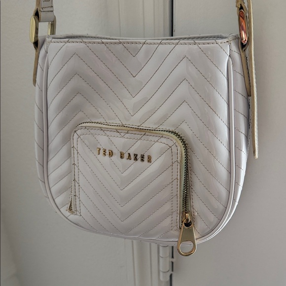 Ted Baker Quilted White Crossbody Bag - Picture 3 of 4